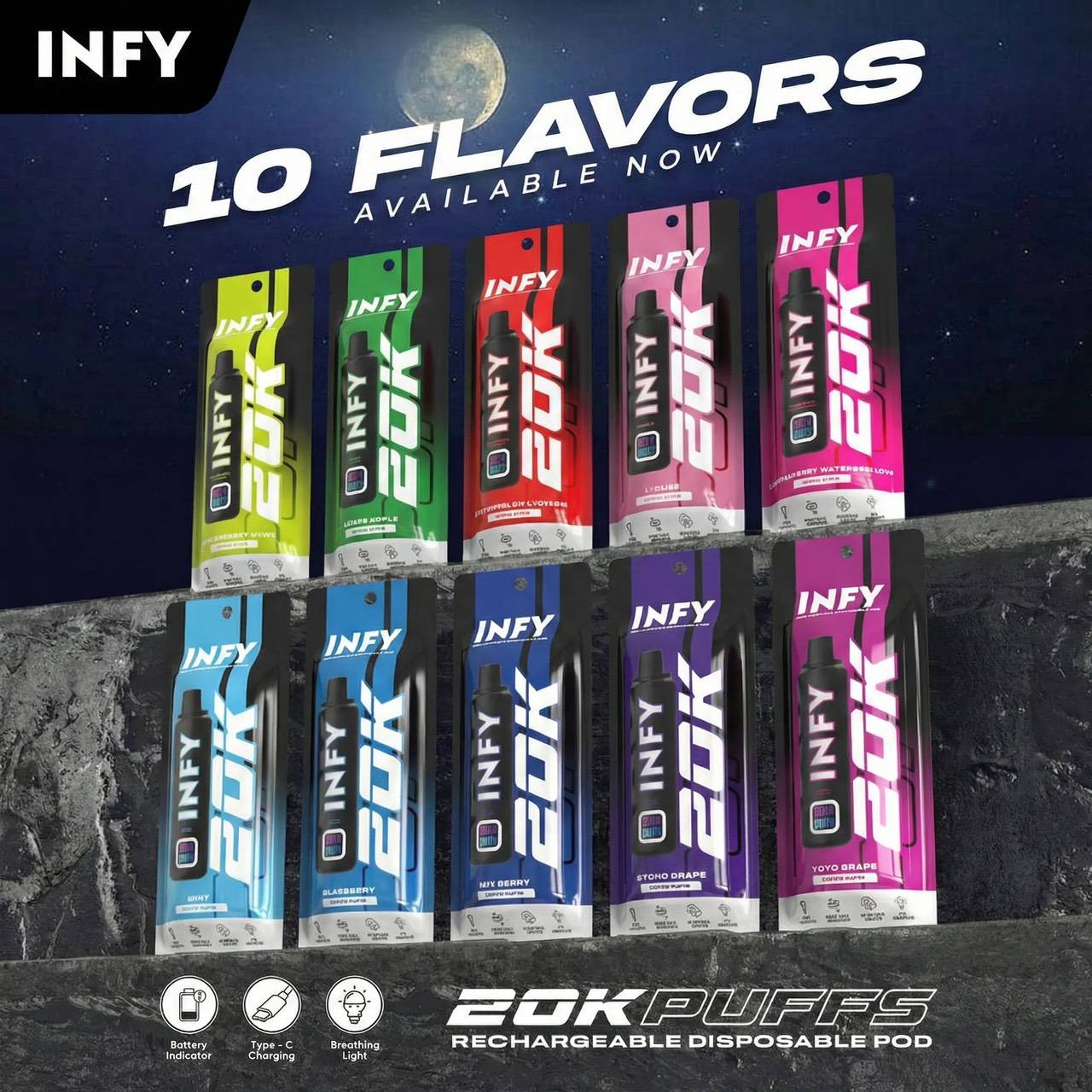 พอตใช้แล้วทิ้ง INFY 20k
